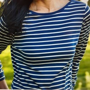 NWT LL Bean SuPima Cotton Long Sleeve Boatneck